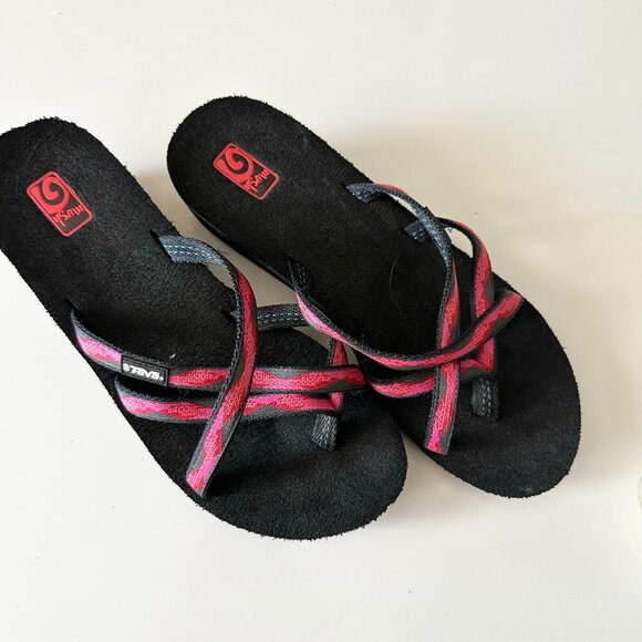 TEVA Mush pink platform sandal - Picture 1 of 4